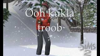 The Sims Christmas Song In Simlish  Lyrics amp Images [upl. by Giliane]