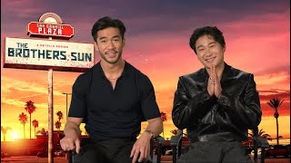 THE BROTHERS SUN Interview Justin Chien amp Sam Song Li  What they love about Michelle Yeoh Netflix [upl. by Burris481]