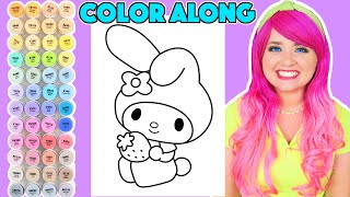 Color My Melody Along With Me  COLOR ALONG WITH KIMMI [upl. by Kizzee]