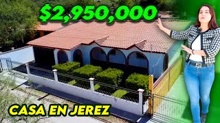 Hermosa CASA a un SUPER PRECIO y muebles de regalo en Jerez Zacatecas [upl. by Elocal]