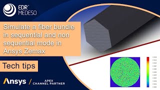 Simulate a fibre bundle in sequential and non sequential mode in Ansys Zemax [upl. by Yren598]