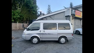 2004 Nissan Vanette camper van with poptop 4x4 Silk Road Autos [upl. by Dnomse]