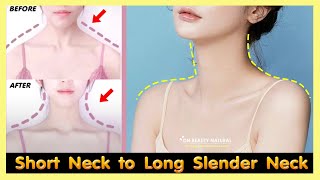 How to make your short neck to long slender neck  Neck taller Exercises amp Yoga [upl. by Shermy]