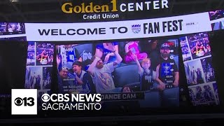 Sacramento Kings fans turn out at G1C for fan fest [upl. by Arikaahs592]