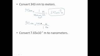 meters nanometers conversions [upl. by Nylirrej]