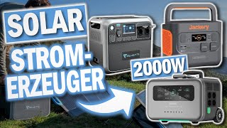 Top 3 SOLAR STROMERZEUGER 2024 2000W [upl. by Alemap877]