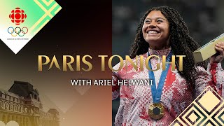 Camryn Rogers WINS Olympic gold with historic hammer throw performance  Paris Tonight [upl. by Isidoro471]