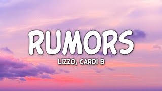 Lizzo feat Cardi B  Rumors Clean  Lyrics [upl. by Souvaine]