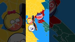 Bro is Cooked fr fr💀  RIP North Korea😢🤣😢🤣countryballs nutshell funny shortvideos geography [upl. by Tai785]