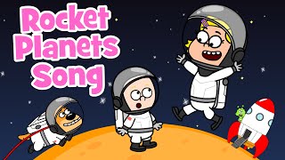 ♪ ♪ quotRocketquot Song for Children  quotRocketquot Planets Song  Hooray Kids Songs amp Nursery Rhymes  Space [upl. by Ahsenahs]