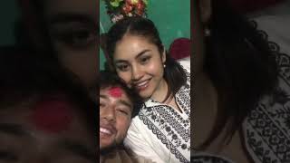 Meetho Masino Khanu Parcha huss 😍😍 brinjub husbandwife couplegoals lovemarriage nepali [upl. by Eelyab]