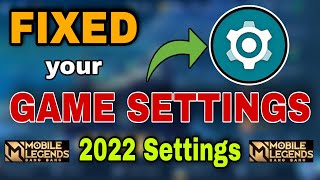 BEST SETTINGS in Mobile Legends 2021 Updated [upl. by Beutler394]