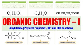 24 Alkyl Halide Physical Properties SN1 amp SN2 Reactions  SN1 amp SN2 Reaction  Organic Chemistry [upl. by Serle]