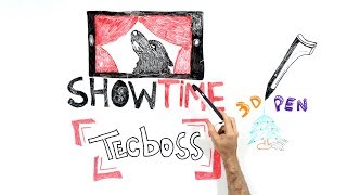 TECBOSS 3D PEN  UNBOXING  REVIEW [upl. by Jala]