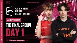 EN 2023 PMGC League  Group Yellow Day 1  PUBG MOBILE Global Championship [upl. by Nohs]