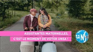 Assistant·es maternel·les votez UNSA à partir du 2511 [upl. by Ennazus]