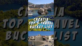 CROATIA TRAVEL TOP 5 Bucket List shorts [upl. by Tserrof367]