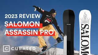 2023 Salomon Assassin Pro Snowboard Review 2024 Same Tech Different Graphic  Curated [upl. by Acacia]