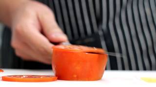 Takamura Migaki R2 130mm petty knife vs Tomato [upl. by Drew]