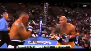 Artur Szpilka vs Mike Mollo 5 RUNDA TKO  17082013  NOKAUT 5 ROUND USA [upl. by Nathanil]