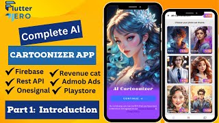 AI Cartoonizer App in Flutter Firebase Rest Api  Build and Publish Your AI Cartoonizer App [upl. by Wyatan]