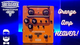 Tubesteader SUNKEEPER Tube Orange Preamp in a BOX killer amp in a box [upl. by Timi]