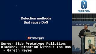 Nullcon Berlin 2023  Server Side Prototype Pollution Blackbox Detection Without The DoS by Gareth [upl. by Adnohral952]