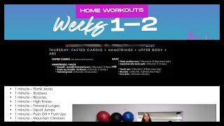 FITNESS JOURNEY  CapriCurves Gain The Curves Workout  ROUND 2 Home Edition [upl. by Elleivap]