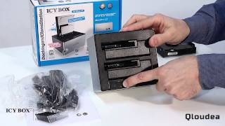 IcyBox IB121CLU3  Clonador de discos 25quot y 35quot  USB30 [upl. by O'Carroll]