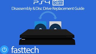 PS4 Slim Disassembly and Disc Drive Repair [upl. by Undis395]