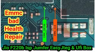 Jio F220b ISP Pinout  Jio F220b ISP Jumfer EasyJteg amp UFI Box [upl. by Garwin]