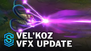 VelKoz Visual Effect Update Comparison  All Skins  League Of Legends [upl. by Eiramalegna]