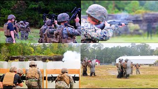 NonLethal Tactics US Marines of BLT 18 at Stone Bay Camp Lejeune [upl. by Yorle]