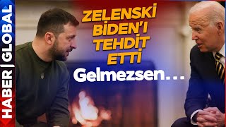 Zelenski Gelmeyeceğim Diyen Bidena Ateş Püskürdü ABD Liderine Ağır Suçlama [upl. by Romy]