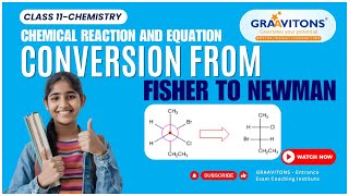 Converting Newman to Fischer Projections  Stereochemistry Projection Conversion [upl. by Pernick770]