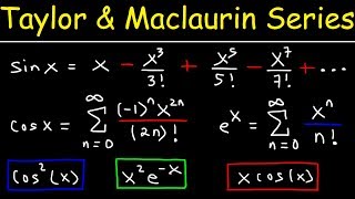 Taylor Series and Maclaurin Series  Calculus 2 [upl. by Teirtza]