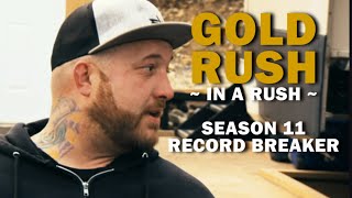 Gold Rush In a Rush  Season 11 Episode 10  Record Breaker [upl. by Yecam]