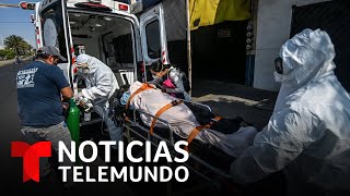 Enfermos de COVID19 mueren a las puertas de los hospitales  Noticias Telemundo [upl. by Nas875]