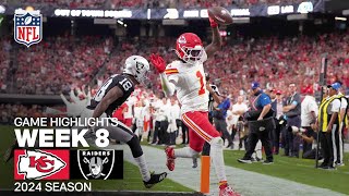 Kansas City Chiefs vs Las Vegas Raiders  2024 Week 8 Game Highlights [upl. by Shiri]