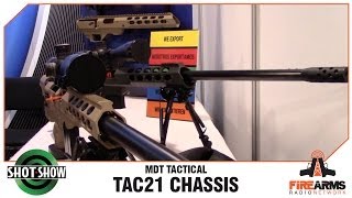 MDT Tactical TAC21 Rifle Chassis  SHOT Show 2014 [upl. by Sauncho68]