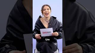 Millie Bobby Brown forgets her own acting credits 😅 shorts [upl. by Nathanoj]