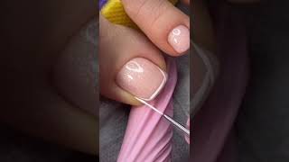 How To Simple Nail Art For Foot  Easy to Do Toe Nail Art Design Ideas foot shorts short youtube [upl. by Lonne986]