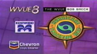 Bob Breck WVUE TV 8 Hurricane Tacking Map Promo 1991 New Orleans [upl. by Atinaw795]