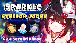 How Many Stellar Jades For Jiaoqiu and Sparkle   Honkai Star Rail 24 Second Phase [upl. by Rooker71]