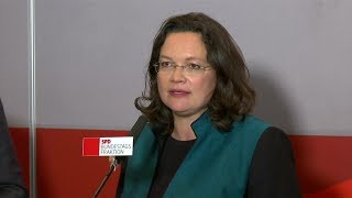 Neue SPDFraktionschefin Neustart mit Andrea Nahles  DER SPIEGEL [upl. by Alayne]