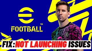 How to Fix eFootball 2022 Not Launching Issue [upl. by Suiratnauq]