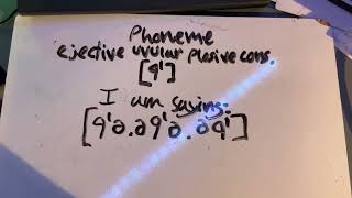 qʼ ejective uvular plosive consonant [upl. by Vanzant292]