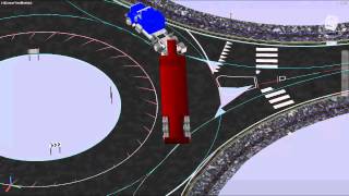 3D Turn Simulation Roundabout Design and Visualization in AutoTrack in AutoCAD Civil 3D [upl. by Manda418]