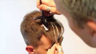 Pompadour haircut How to Modernize a Pompadour Mens Hair Coloring Highlights [upl. by Divine]