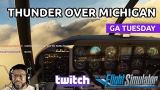 Harrowing Takeoff Rough Flight in IMC with Piper Comanche [upl. by Akisey]